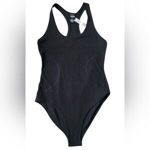 Victoria's Secret Sport Black Bodysuit Medium